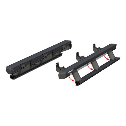 ARIES 3047913 - ActionTrac 83.6 Powered Running Boards, Select Ram 2500, 3500 Extended Crew Cab