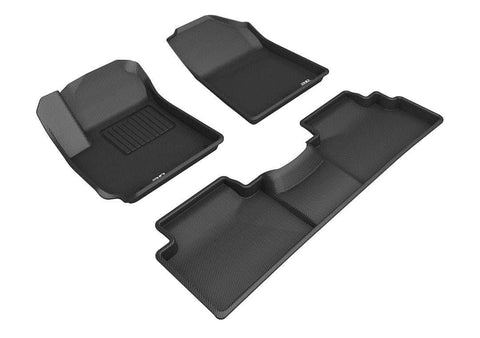 3D MAXpider L1KA05001509 All-Weather Floor Mats for Kia Soul 2020-2022 Custom Fit Car Floor Liners Kagu Series 1st & 2nd Row