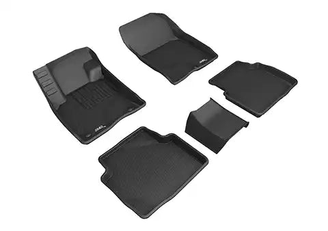 3D Mats L1FR12301509 Floor Liner KAGU Custom Fit Raised Edge Black