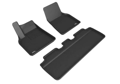 3D MAXpider L1TL02701509 - KAGU Floor Mat 3 pc. 1st Row 2nd Black