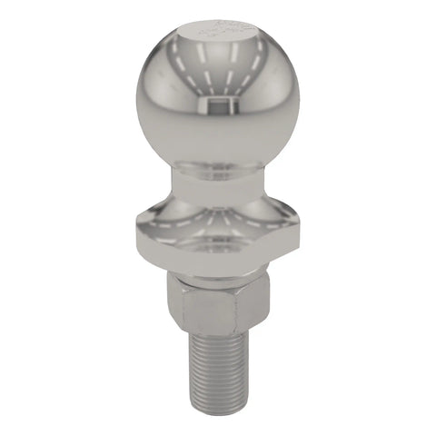 CURT 40050 1-7/8 Trailer Ball (3/4 x 2-1/8 Shank, 2,000 lbs., Stainless)