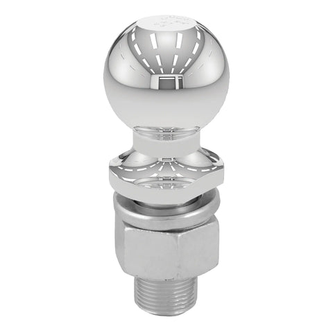 CURT 40068 2-5/16 Trailer Ball (1-1/4 x 2-5/8 Shank, 10,000 lbs., Chrome, Packaged)