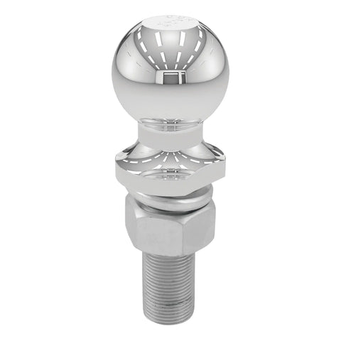 CURT 40074 2 Trailer Ball (1 x 3 Shank, 6,000 lbs., Chrome, Packaged)
