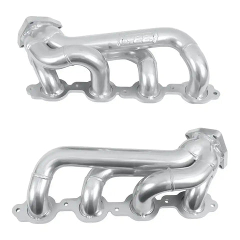 BBK Performance Parts 40480 2019-2022 CHEVY TRUCK 5.3/6.2L 1-3/4€ SHORTY Headers (POLISHED SILVER CERAMIC)