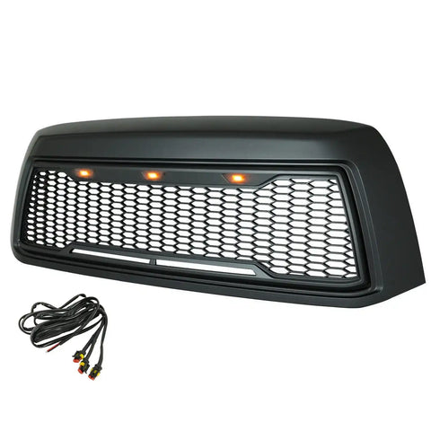 Paramount Automotive 41-0169MB - Matte Black ABS LED Impulse Mesh Grille