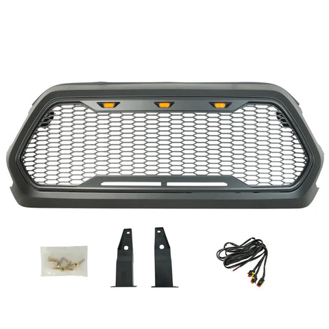 Paramount Automotive 41-0171MB - LED Matte Black Impulse Packaged Grille