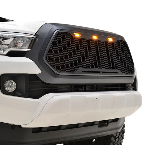 Paramount Automotive 41-0171MB - LED Matte Black Impulse Packaged Grille