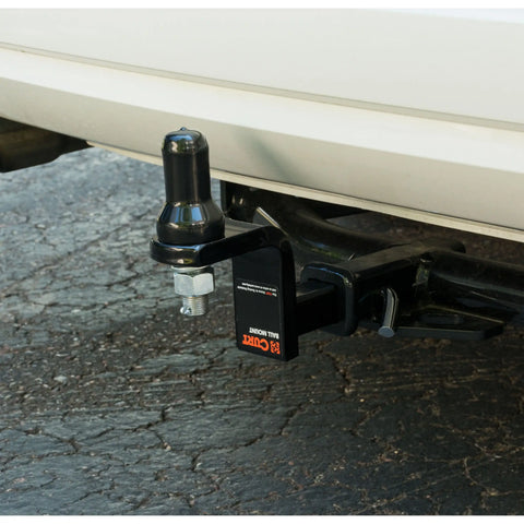 CURT 41352 Switch Ball Cover (Fits 1 Neck, 3/4 Threaded Shank, Black Rubber, Packaged)
