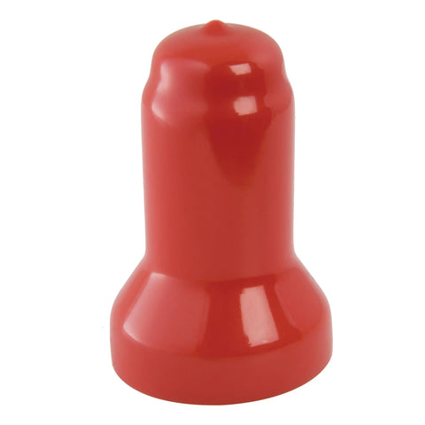 CURT 41355 Switch Ball Cover (Fits 1-1/8 Neck, 1 Threaded Shank, Red Rubber, Packaged)