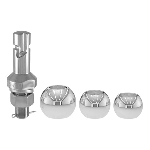 CURT 16614 - CrossWing 5th Wheel Safety Chain Assembly with Gooseneck Anchor Plate