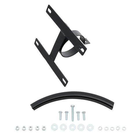 Smittybilt 4430 - License Plate Bracket For 3 Tubular Bumpers