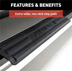 ARIES 4444006 - 6 x 53 Polished Stainless Oval Side Bars, Select Chevy Silverado, GMC Sierra