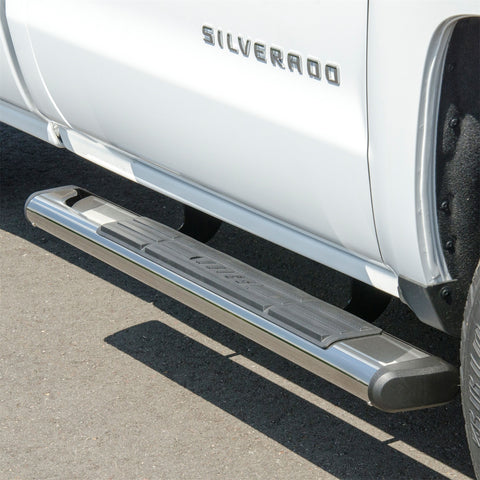 ARIES 4444040 - 6 x 53 Polished Stainless Oval Side Bars, Select Chevy Silverado, GMC Sierra