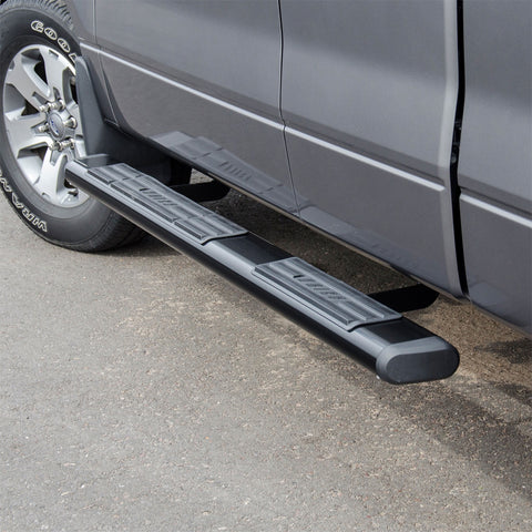 ARIES 4445018 - 6 x 75-Inch Oval Black Aluminum Nerf Bars, Select Ford F-150