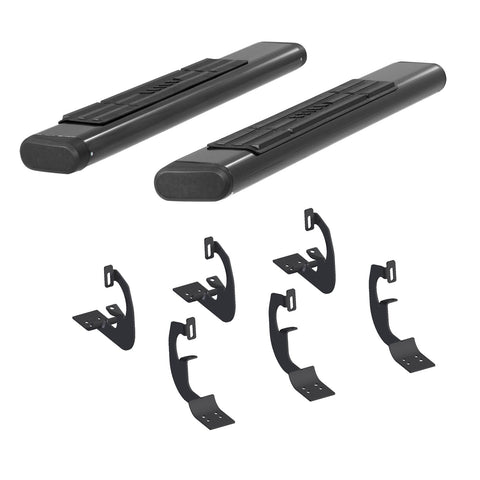 ARIES 4445030 - 6 x 53-Inch Oval Black Aluminum Nerf Bars, Select Toyota Tundra