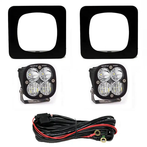Baja Designs 447674 - Caliber 9 Squadron Sport Dual Grille Light Kit