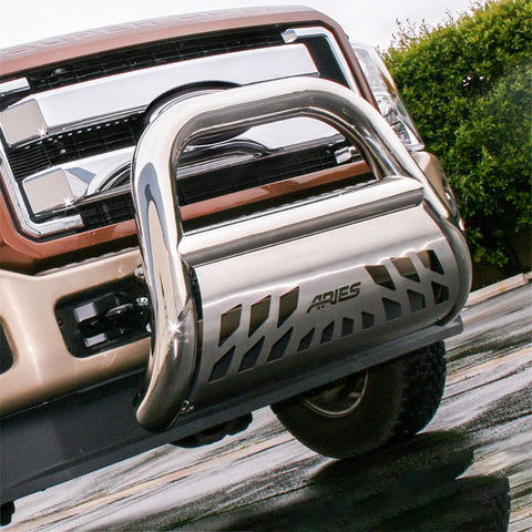 ARIES 45-2004 - Big Horn 4 Polished Stainless Bull Bar, Select Toyota Sequoia, Tundra