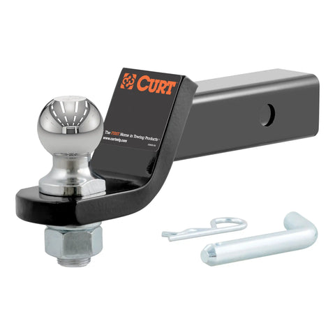 CURT 45034 Loaded Ball Mount with 1-7/8 (2 Shank, 3,500 lbs., 2 Drop)