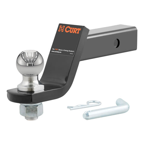 CURT 45056 Loaded Ball Mount with 2 (2 Shank, 7,500 lbs., 4 Drop)