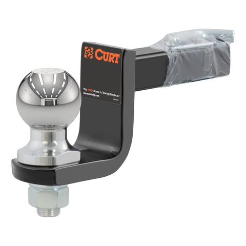 CURT 45148 Towing Starter Kit with 2 Ball (1-1/4 Shank, 3,500 lbs, 3-1/4 Drop)