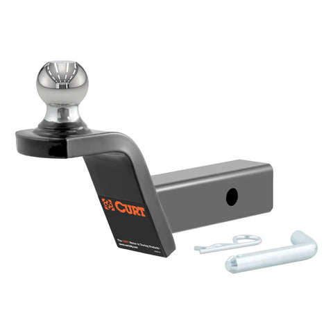 CURT 45152 Fusion Ball Mount with 1-7/8 (2 Shank, 5,000 lbs., 2 Rise)