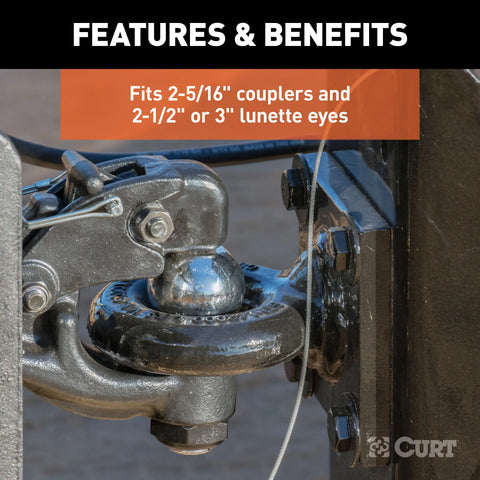 CURT 11522 - Class 1 Trailer Hitch 1-1/4in. Receiver Select Mini Cooper Countryman