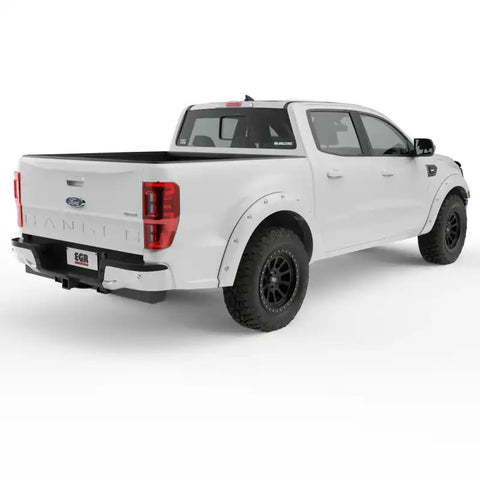 EGR 793554-YZ -  19-22 Ford Ranger Painted To Code Oxford Traditional Bolt-On Look Fender Flares White Set Of 4