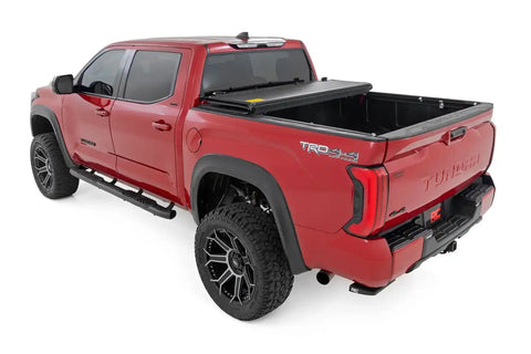 Rough Country 47514551A Hard Low Profile Aluminum Tonneau Cover - 22+ TOYOTA TUNDRA 5'7''