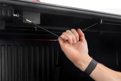 Rough Country 47514551A Hard Low Profile Aluminum Tonneau Cover - 22+ TOYOTA TUNDRA 5'7''