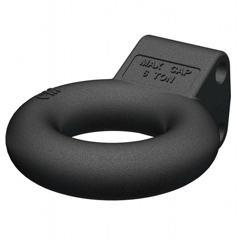 CURT 48601 Channel-Style Lunette Ring (12,000 lbs., 3 I.D., Black)