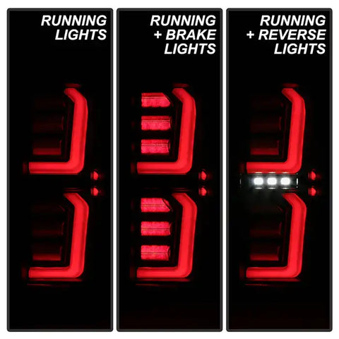 Spyder Auto 5000286 LED Tail Lights - Black