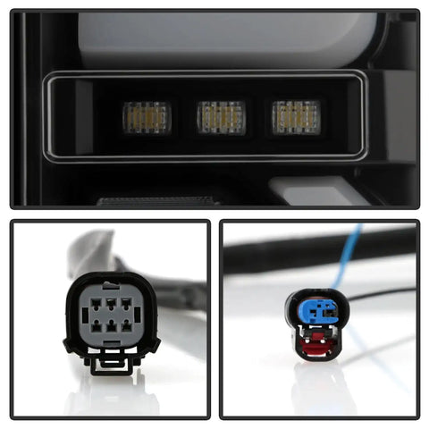 Spyder Auto 5000293 LED Tail Lights - Black Smoke