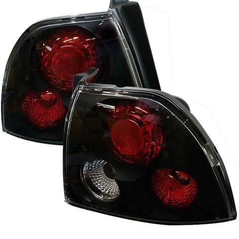 Spyder Auto 5004147 - Euro Style Tail Lights Black