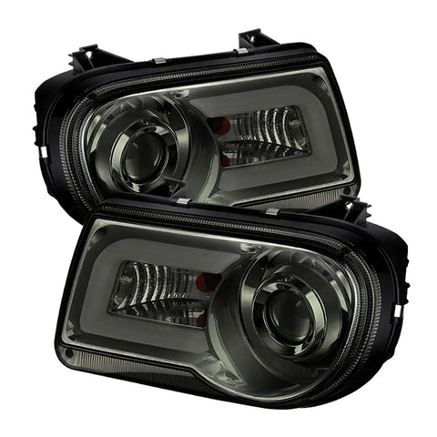 Spyder Auto 5075673 - Projector Headlights LED DRL Smoke High/Low H7 (Included)