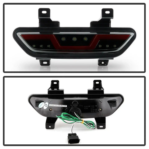 Spyder Auto 5082794 Red Bar LED Reverse Lights - Black Smoke