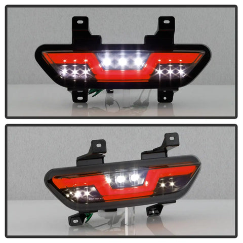 Spyder Auto 5082794 Red Bar LED Reverse Lights - Black Smoke