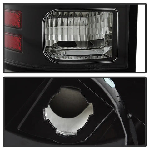 Spyder Auto 5084057 - LED Tail Lights Model Only Black