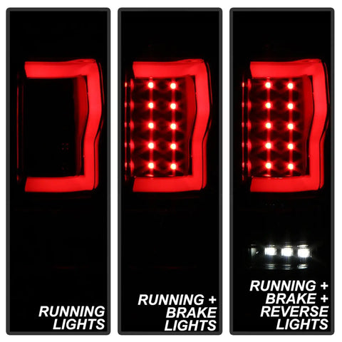 Spyder Auto 5084187 LED Tail Lights - Black Smoke