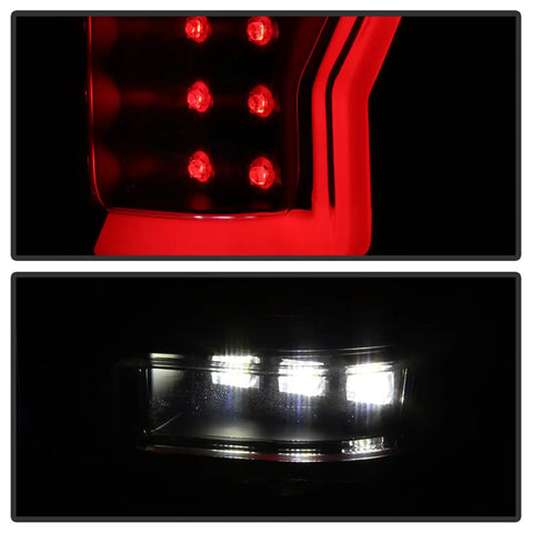 Spyder Auto 5084187 LED Tail Lights - Black Smoke