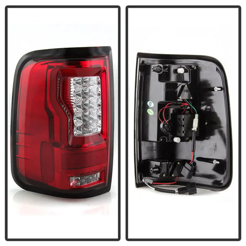 Spyder Auto 5084194 LED Tail Lights - Red Clear