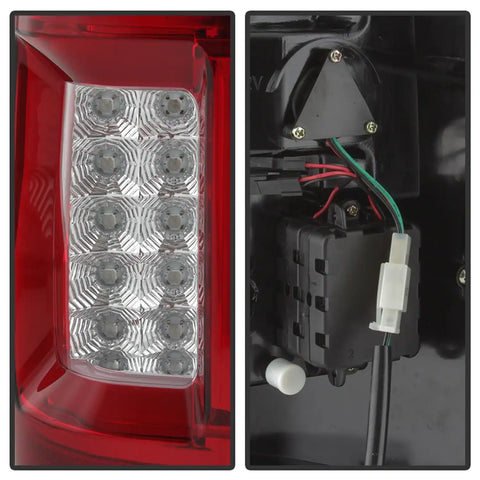 Spyder Auto 5084194 LED Tail Lights - Red Clear