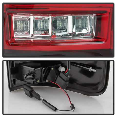 Spyder Auto 5084194 LED Tail Lights - Red Clear