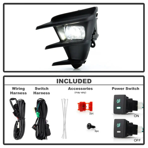 Spyder Auto 5084859 - OEM LED Fog Lights W/Switch Clear