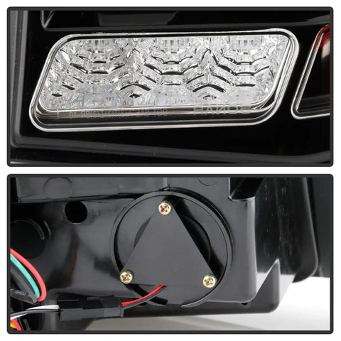Spyder Auto 5085108 LED Tail Lights - Black