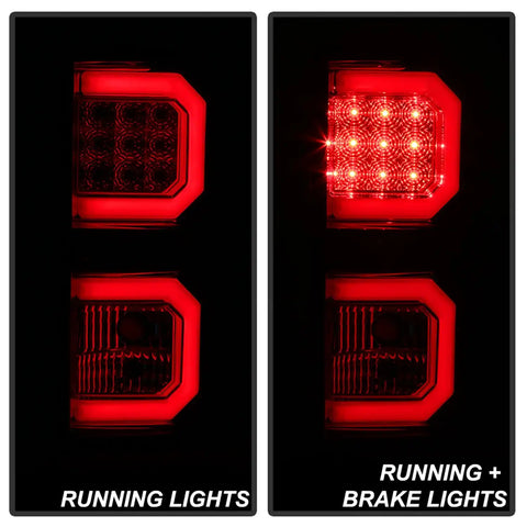 Spyder Auto 5085450 LED Tail Lights - Red Clear