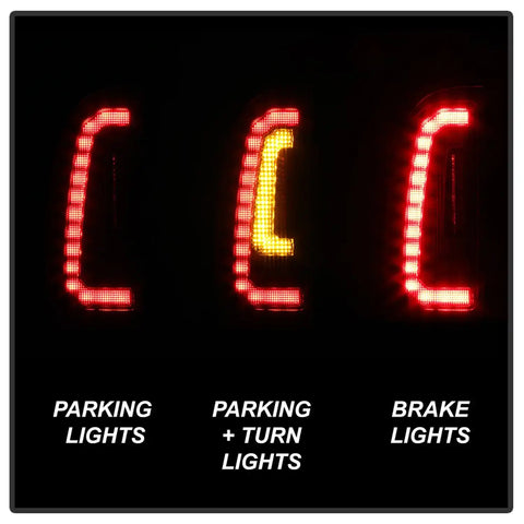 Spyder Auto 5085467 LED Tail Lights - Black
