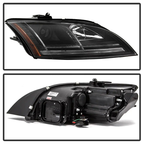 Spyder Auto 5085535 ( Signature ) Sequential Turn Signal Projector Headlight - Black