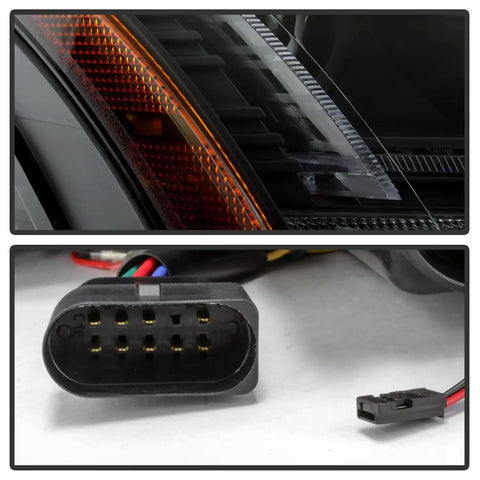 Spyder Auto 5085535 ( Signature ) Sequential Turn Signal Projector Headlight - Black