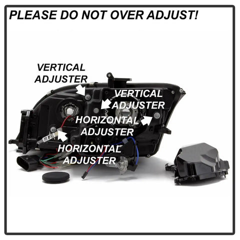 Spyder Auto 5085535 ( Signature ) Sequential Turn Signal Projector Headlight - Black