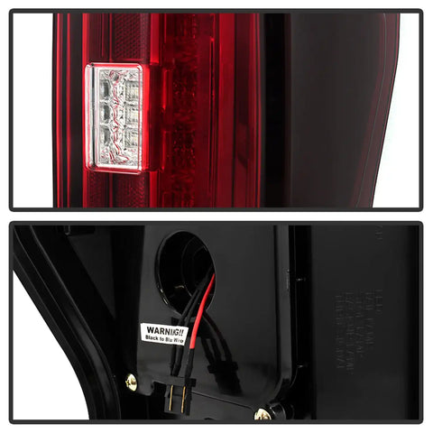 Spyder Auto 5085603 LED Tail Lights - Red Clear